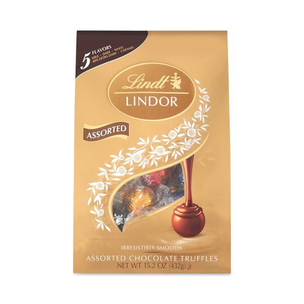 Lindt Lindor Assorted Truffles Platinum Bag, 15 oz, 36 Pieces L002473
